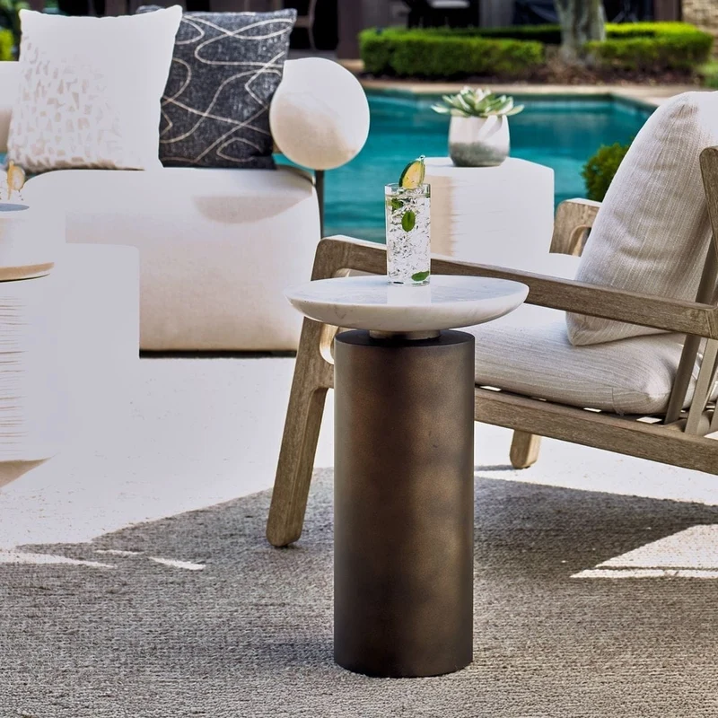Olso Bronze Outdoor Accent Table