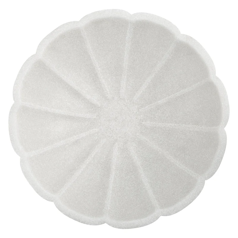 Petal Ivory Ricestone Indoor-Outdoor Bowl