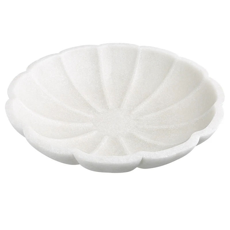 Petal Ivory Ricestone Indoor-Outdoor Bowl