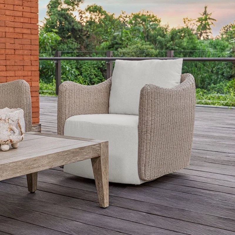Santorini Outdoor Swivel Lounge Chair