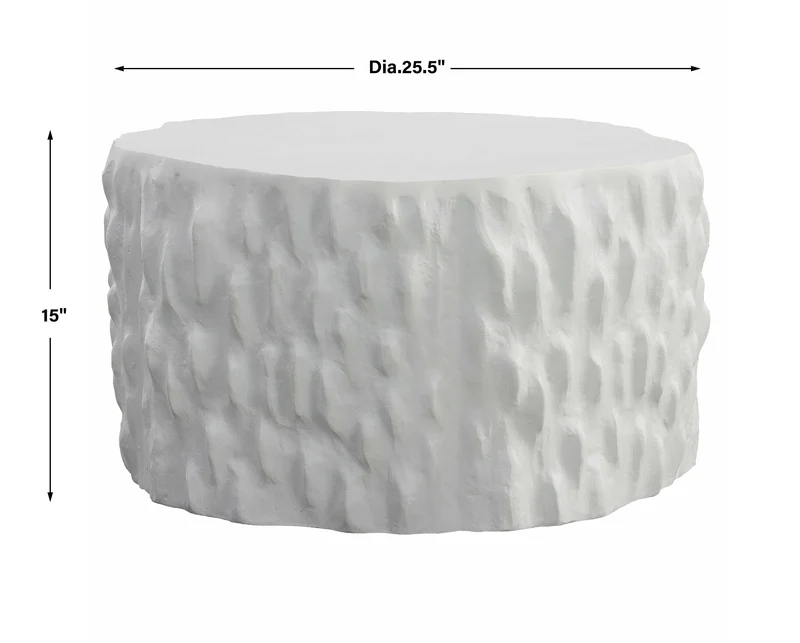 Snowbank Accent Table - Low