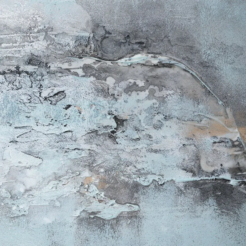 Ocean Swell Painted Metal Shadow Box