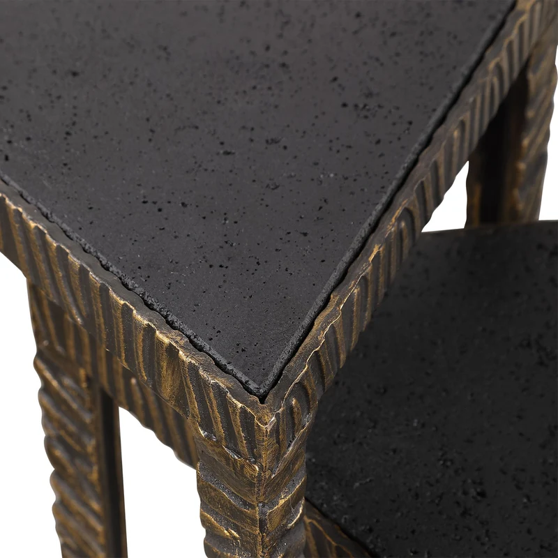 Samiria Triangular Accent Tables, S/2