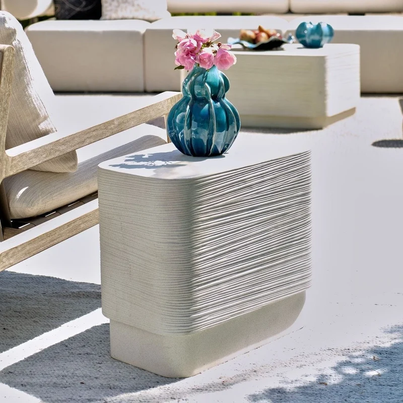 Saltwater Concrete Indoor-Outdoor Side Table