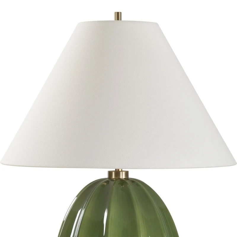 Renna Moss Green Table Lamp