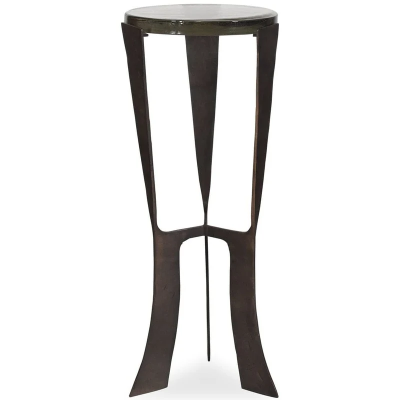 Renaud Drink Table in Dark Bronze