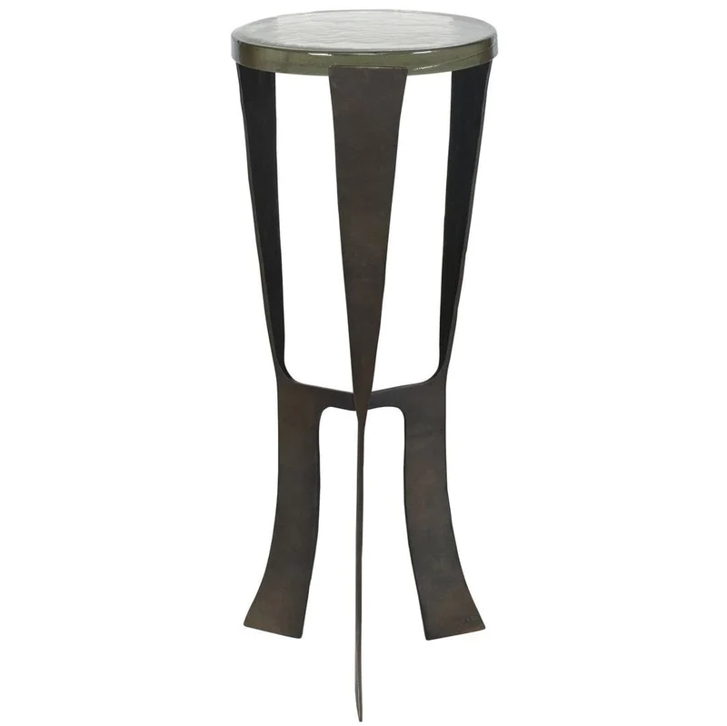 Renaud Drink Table in Dark Bronze