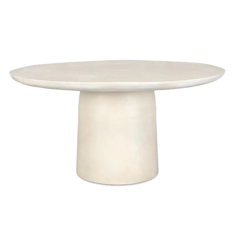 Madrone Indoor/Outdoor Dining Table in Warm White