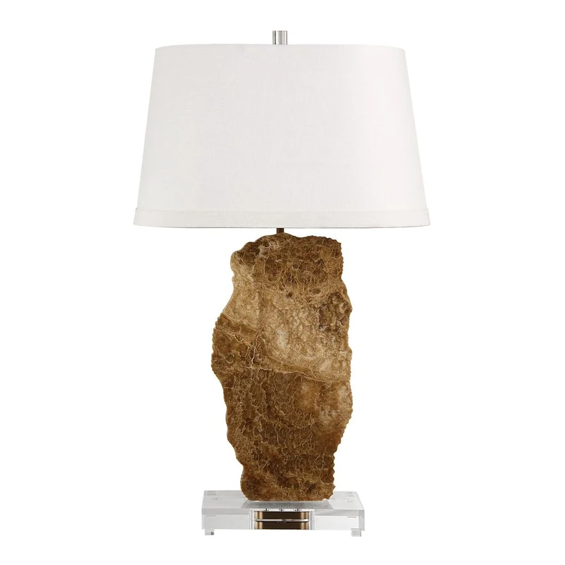 Slice Table Lamp - Latte Onyx