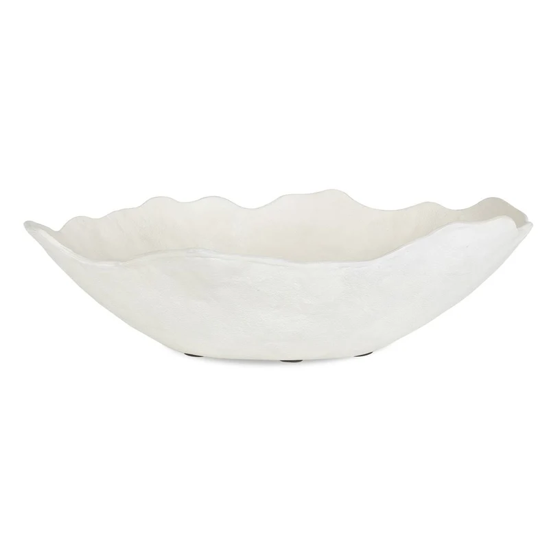 Obscura Warm White Outdoor Bowl