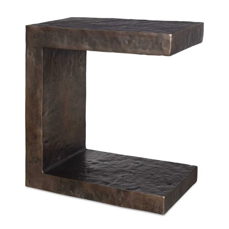 Obra Bronze Outdoor Side Table