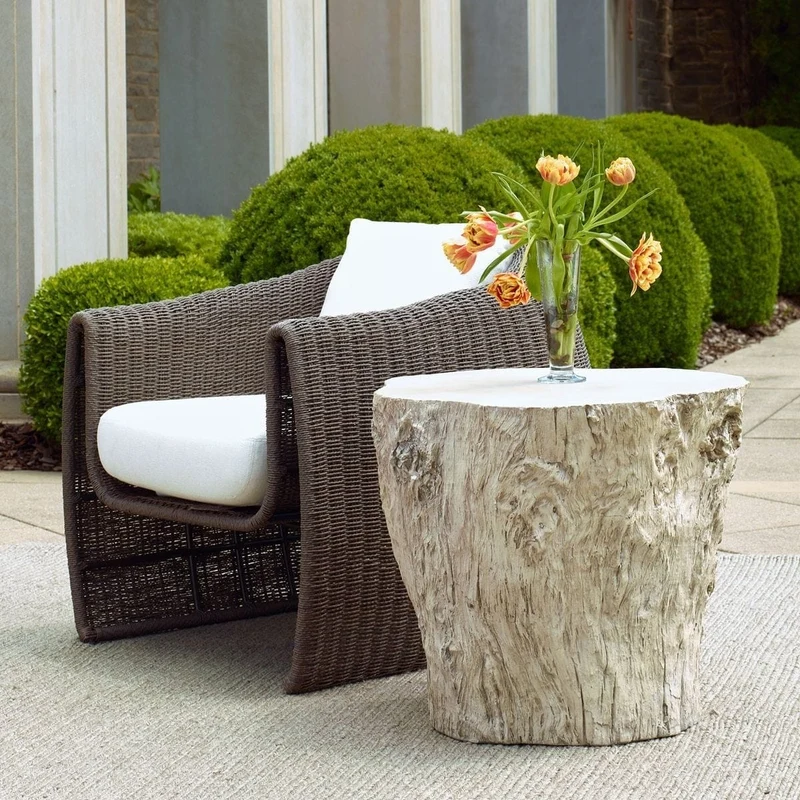 Oakmont Indoor/Outdoor Side Table in White