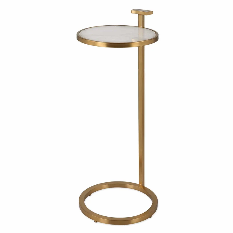 Jewel Pull Up Accent Table - Round