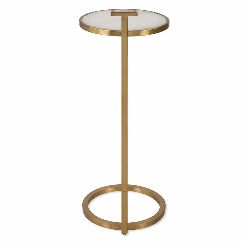 Jewel Pull Up Accent Table - Round
