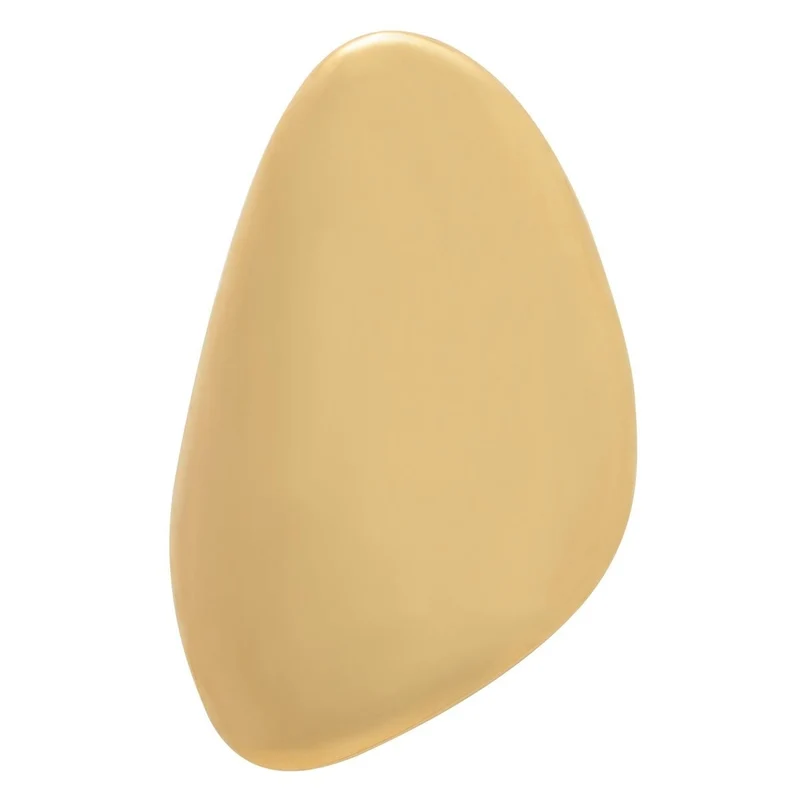 Jelly Bean Wall Sculpture Medium in Gold