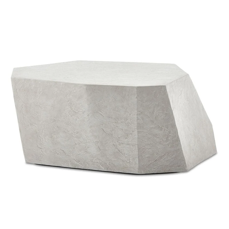 Parra Limestone Outdoor Coffee Table