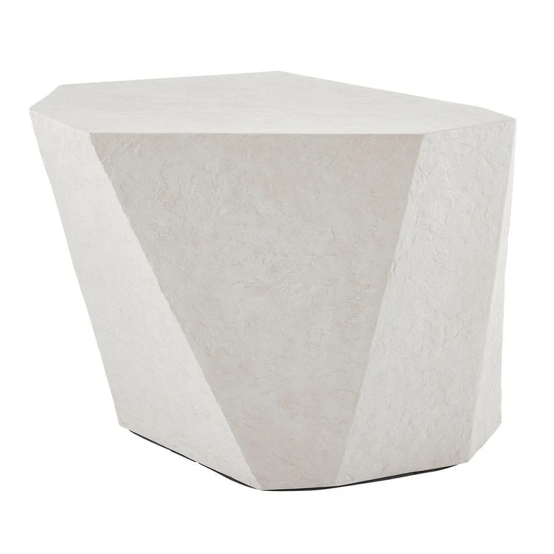 Parra Limestone Indoor/Outdoor Side Table