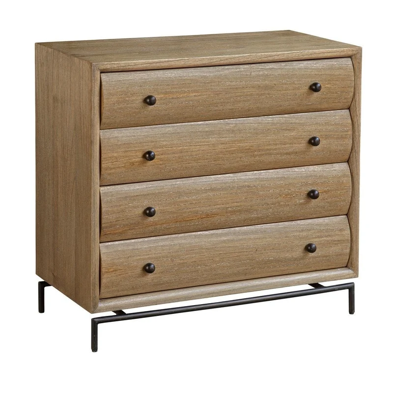 Millard Curved 4 Drawer Chest