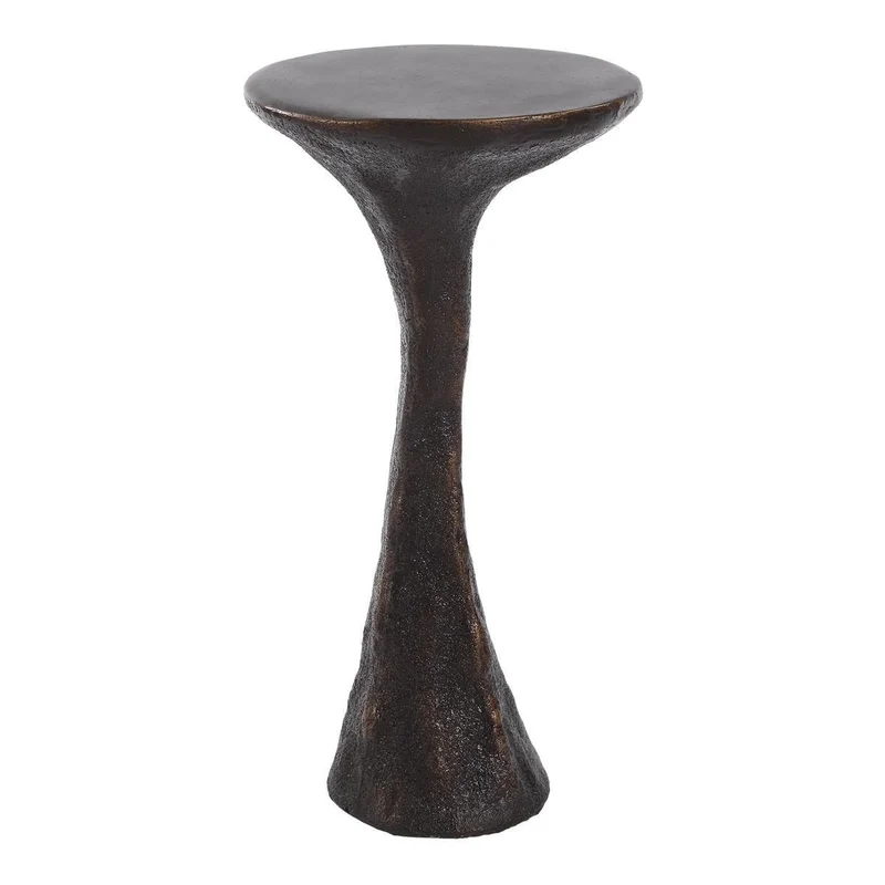Milan Outdoor Dark Bronze Drink Table