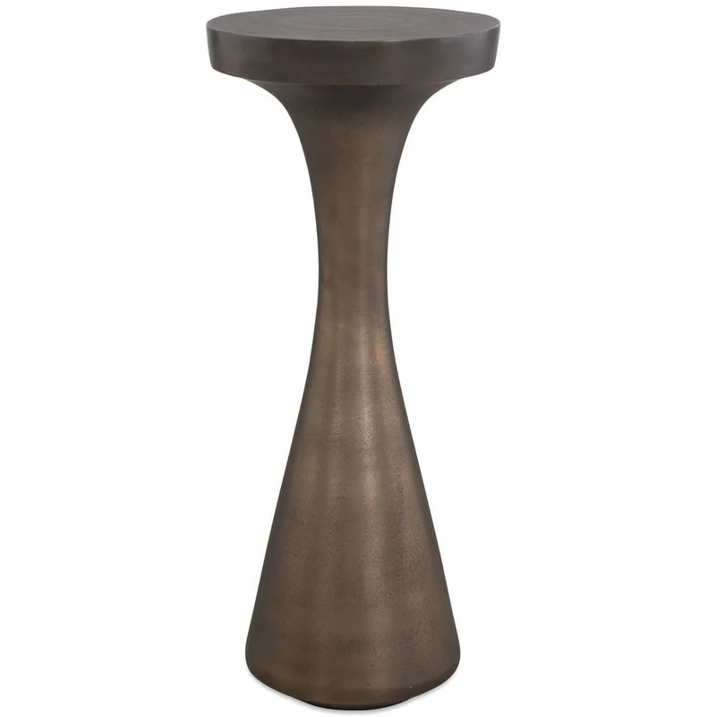 Miko Indoor-Outdoor Drink Table in Bronze