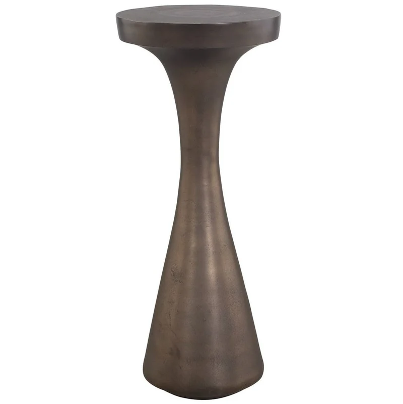 Miko Indoor-Outdoor Drink Table in Bronze