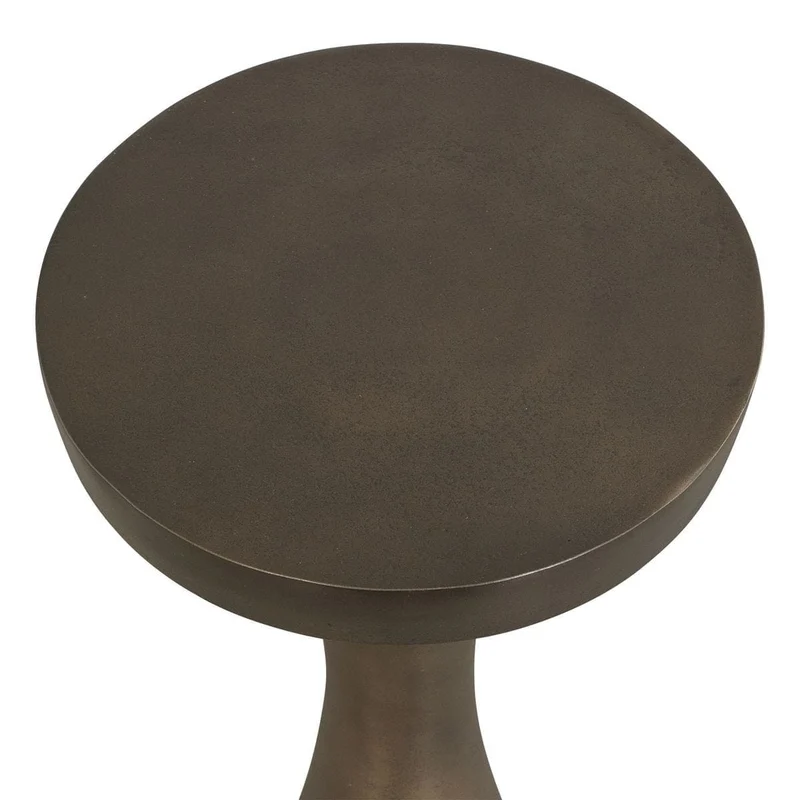 Miko Indoor-Outdoor Drink Table in Bronze