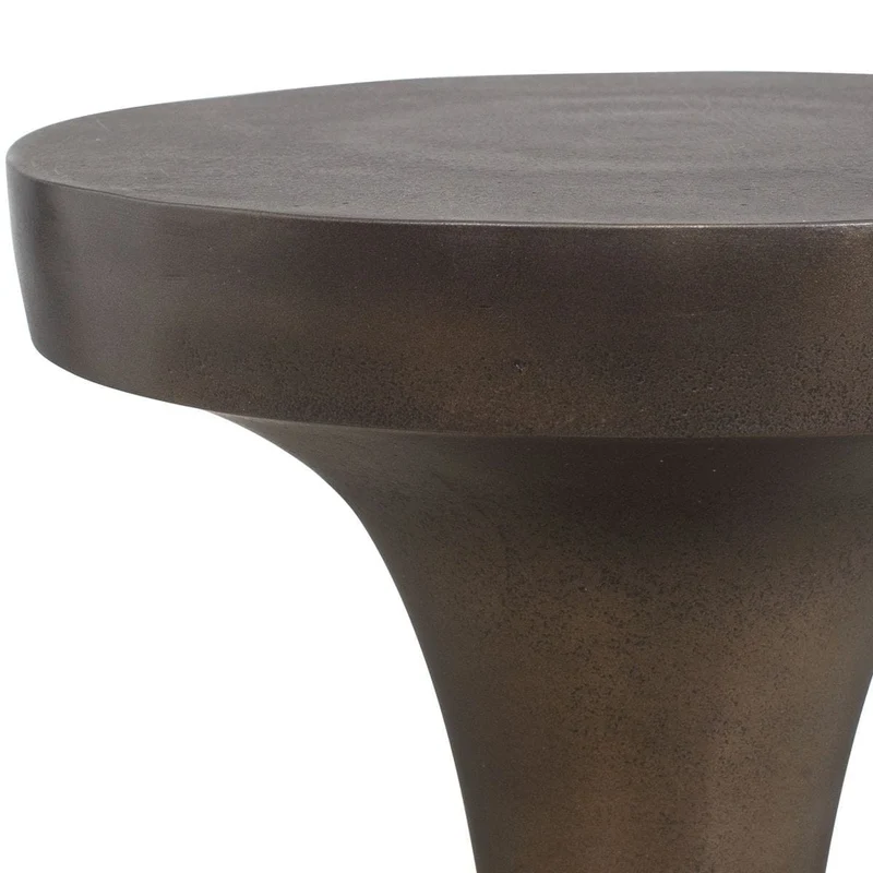 Miko Indoor-Outdoor Drink Table in Bronze