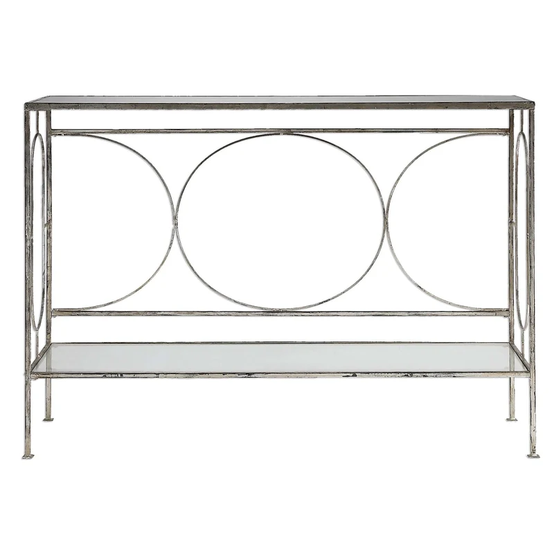 Luano Silver Console Table