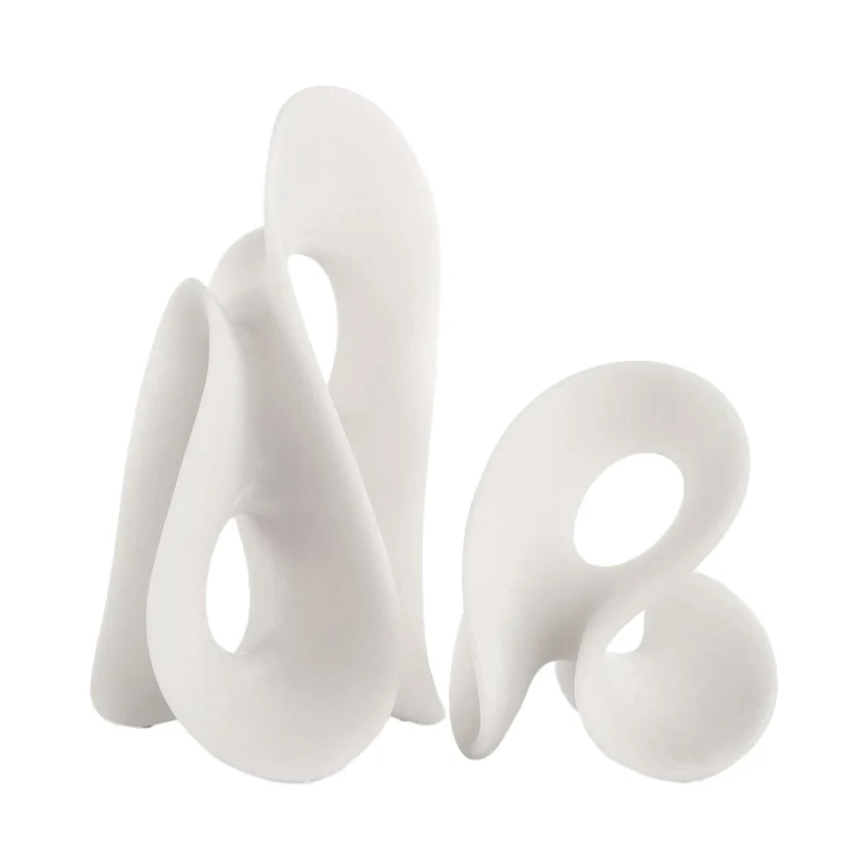 Silent Wave Sculptures Set of 2