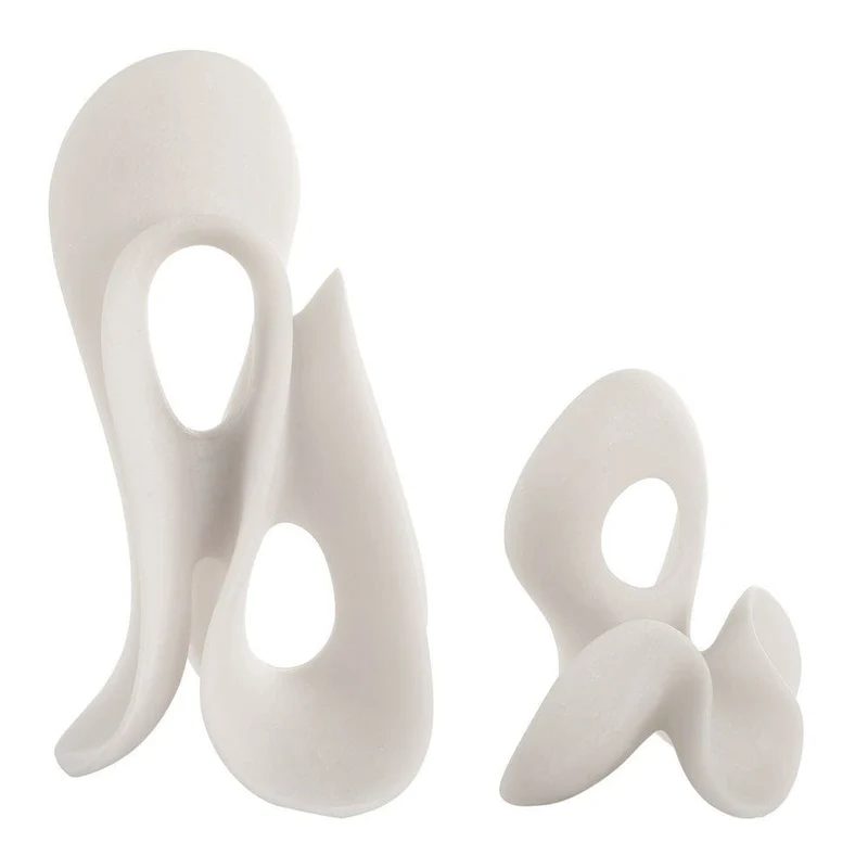 Silent Wave Sculptures Set of 2