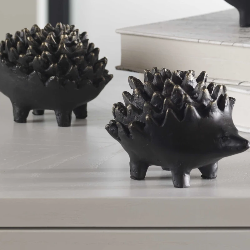 Hedging Your Bet Hedgehog Sculpture in Bronze