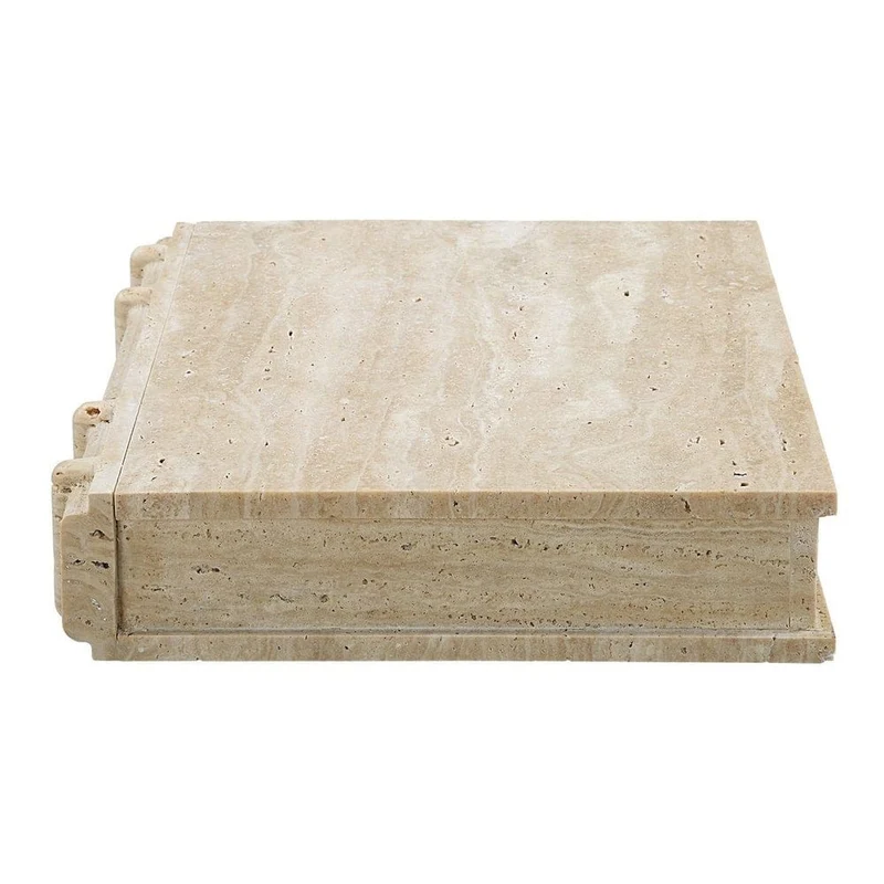 Novel Box in Travertine Large