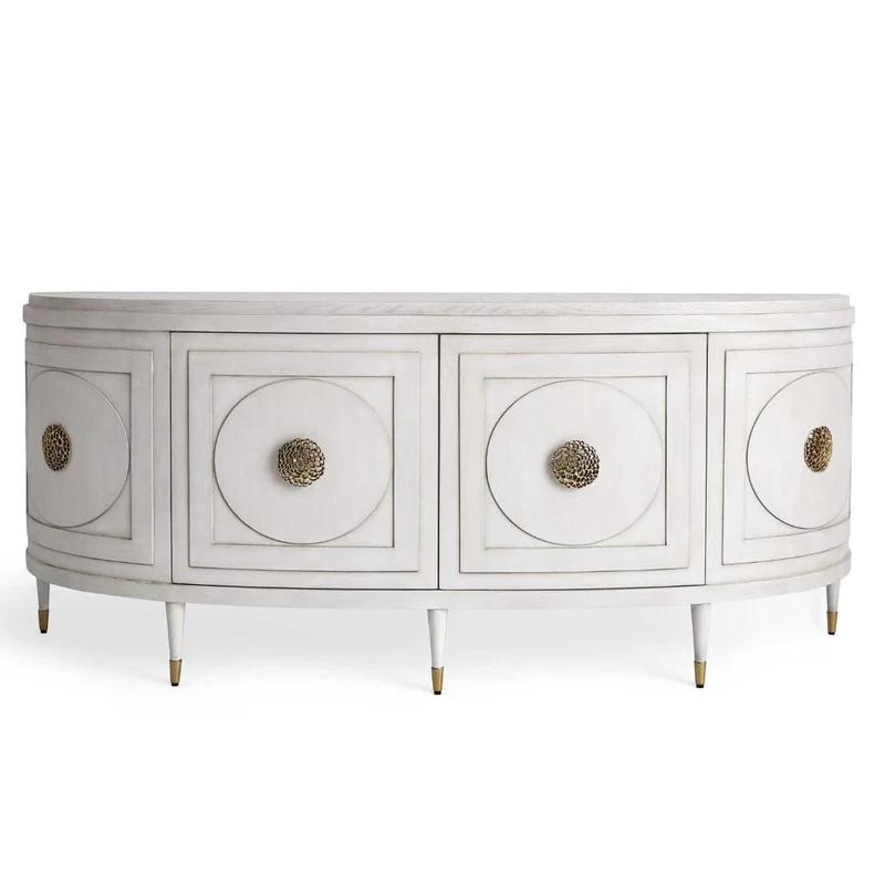 Paris Console Cabinet in White - Large
