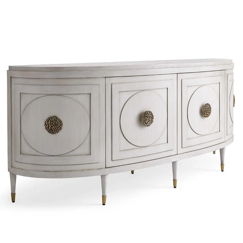 Paris Console Cabinet in White - Large