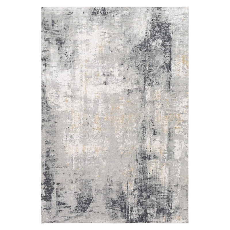 Paoli Abstract Rug in Grey - 152 x 288 cm