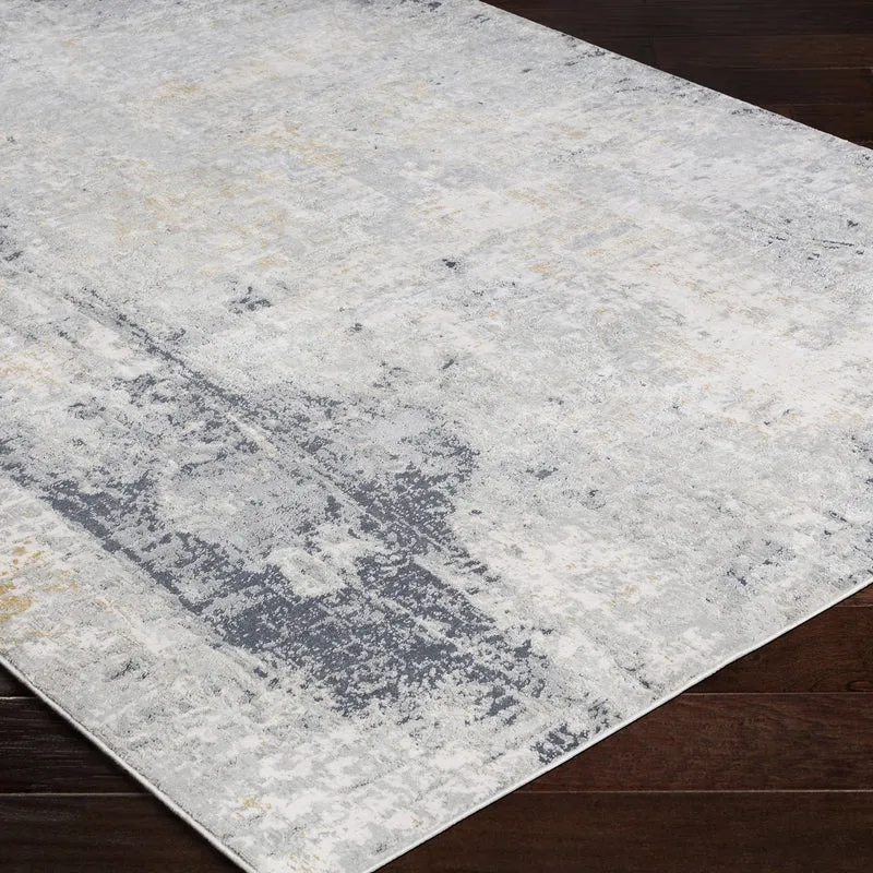 Paoli Abstract Rug in Grey - 152 x 288 cm