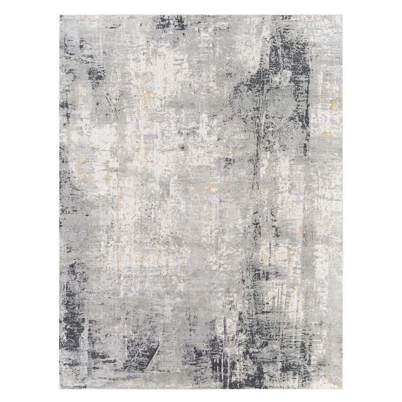 Paoli Abstract Rug in Grey - 152 x 288 cm