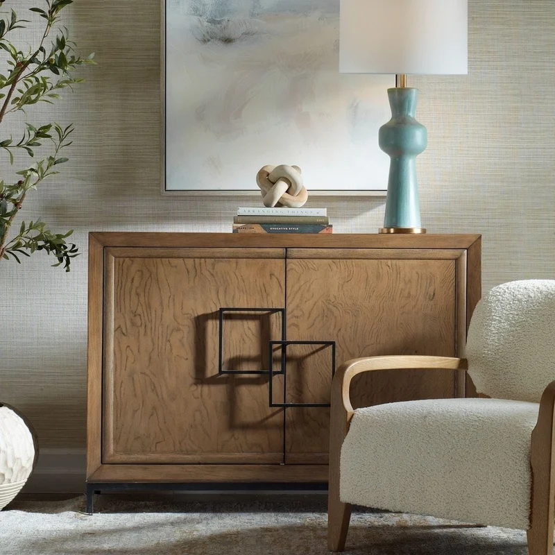 Paltrow Burl 2 Door Cabinet