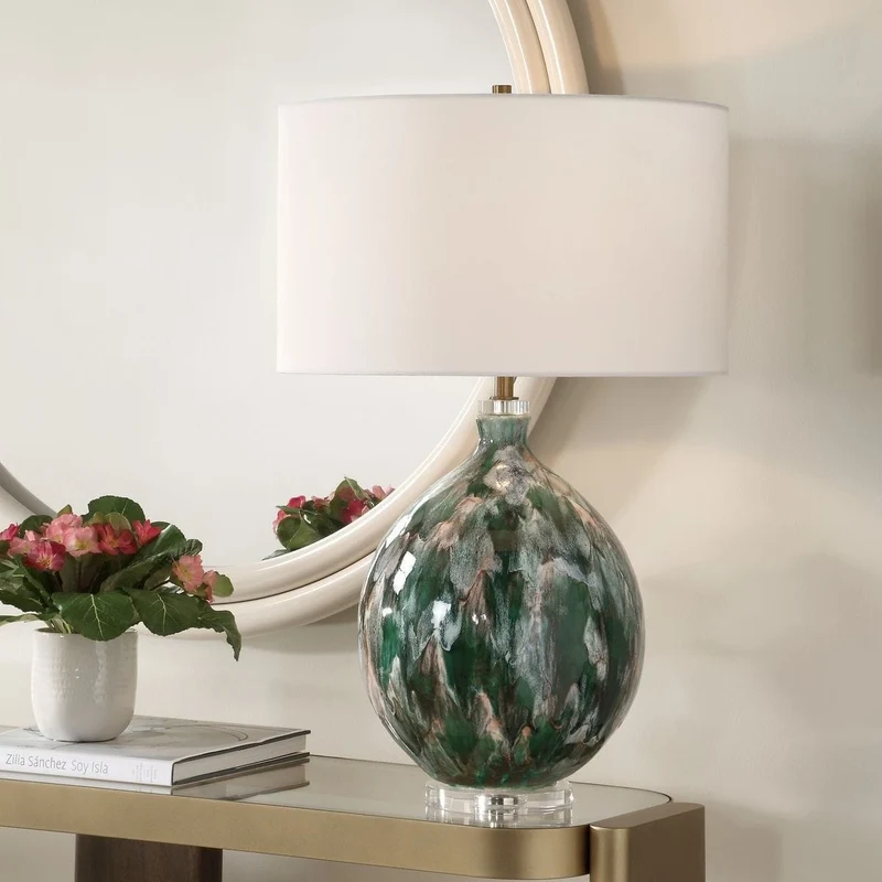 Mihaela Drip Glaze Table Lamp