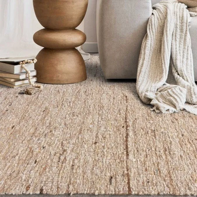 Rafael Rug in Ivory Wool - 274 x 366cm