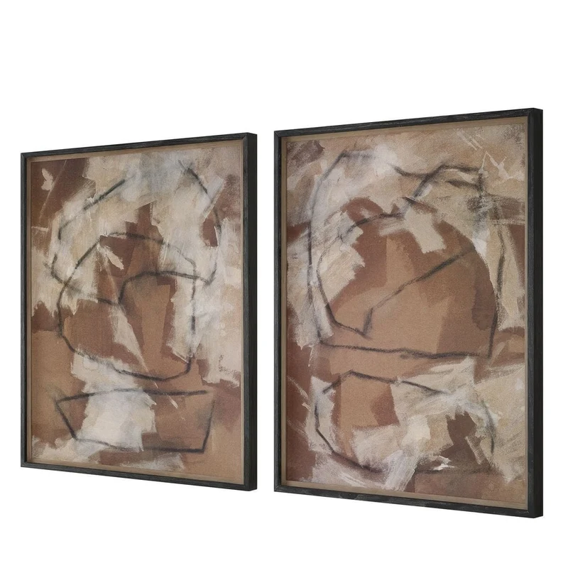 Rush & Dash Framed Prints, Set of 2