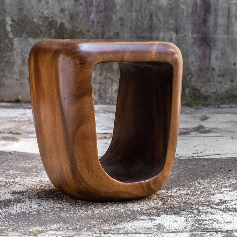 Loophole Wooden Side Table