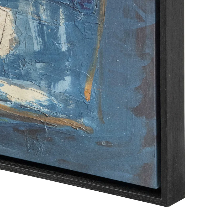 Night Life Framed Canvas