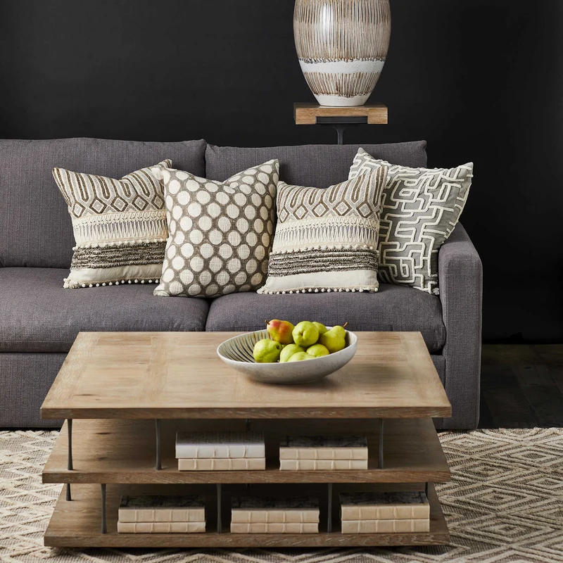 Labyrinth Cushion - Gray