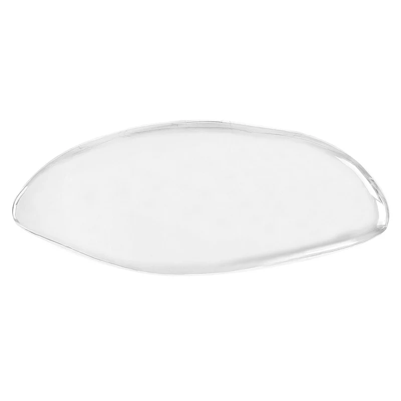 Jelly Bean Wall Sculpture Large in Silver