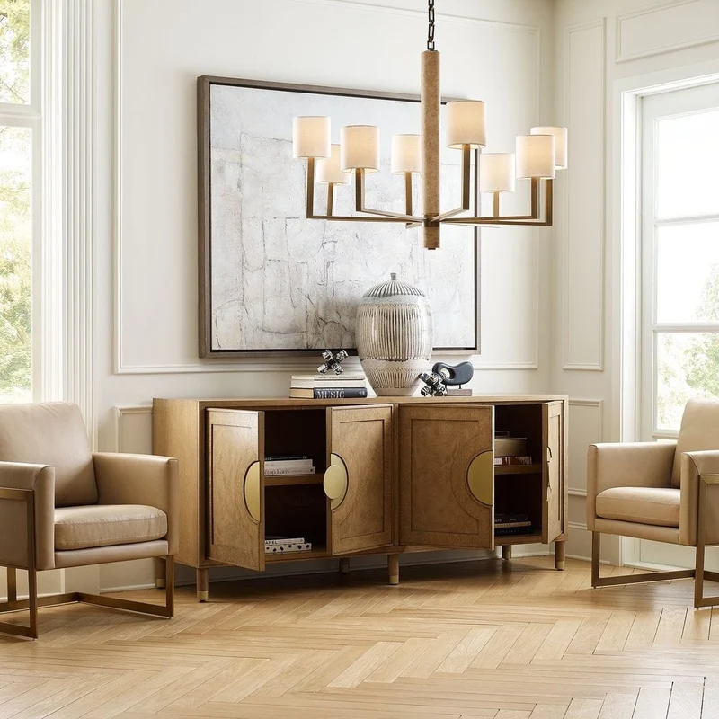 Palais 4 Door Cabinet - Light