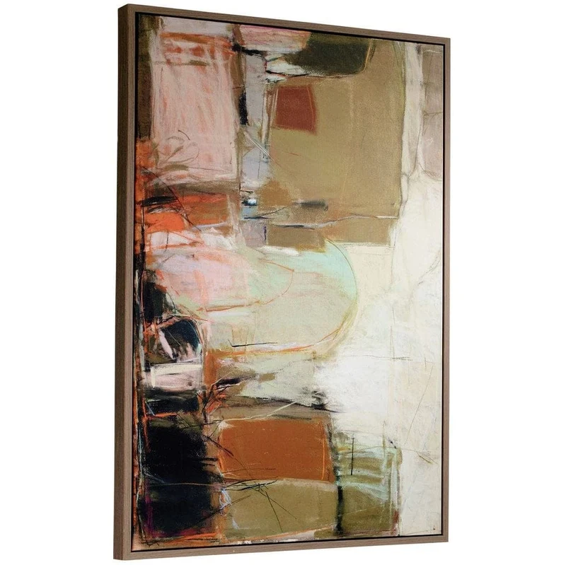 Palace Walls Framed Abstract Art
