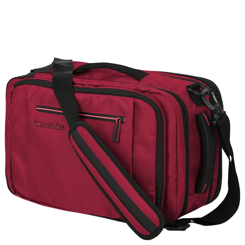 Travelite Crosslite - Bolso de cabina/Mochila S 40 cm (red)