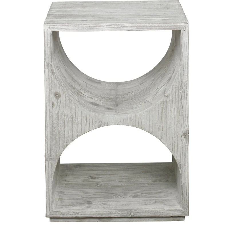 Hans White Side Table