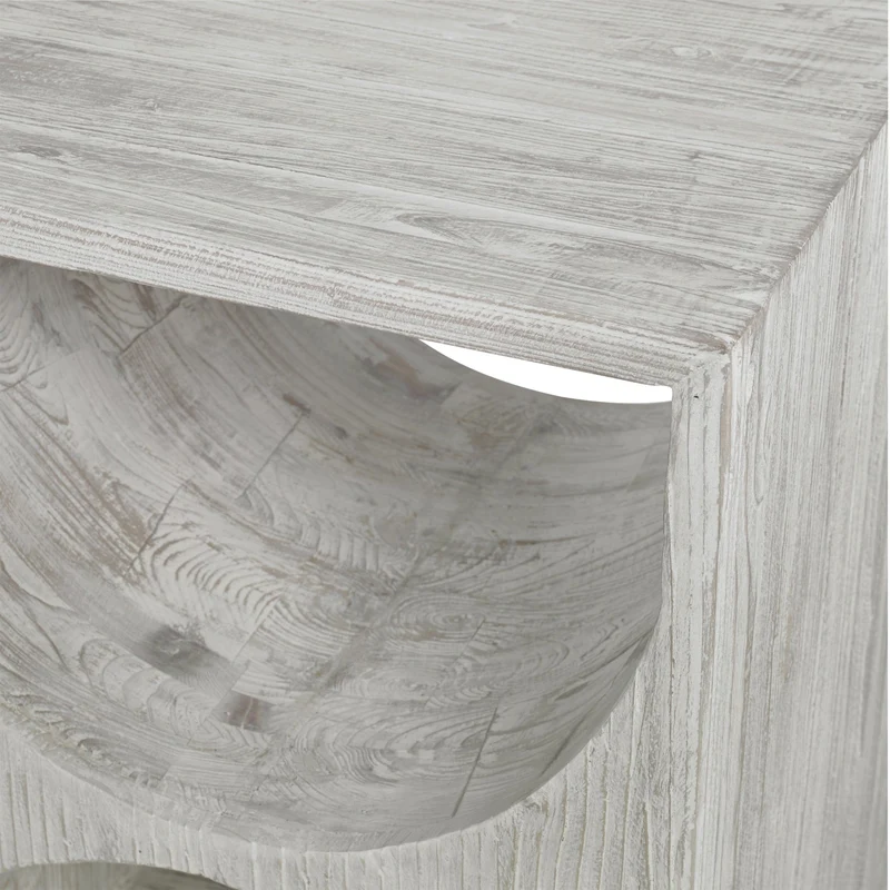 Hans White Side Table